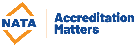 NATA accreditation — National Association of Testing Authorities
